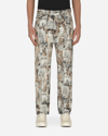 Aries Graphic-print Jeans In Multicolor