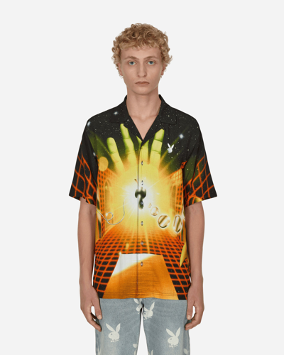 Pleasures X Playboy Solar Graphic-print Shirt In Orange