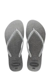 Havaianas Slim Gloss Flip Flop In Black