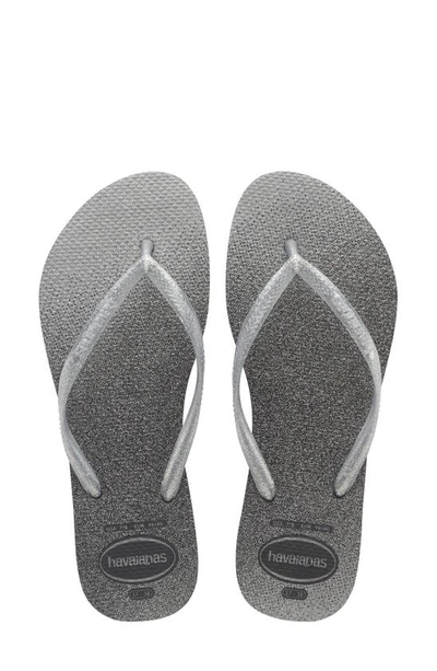 Havaianas Slim Gloss Flip Flop In Black