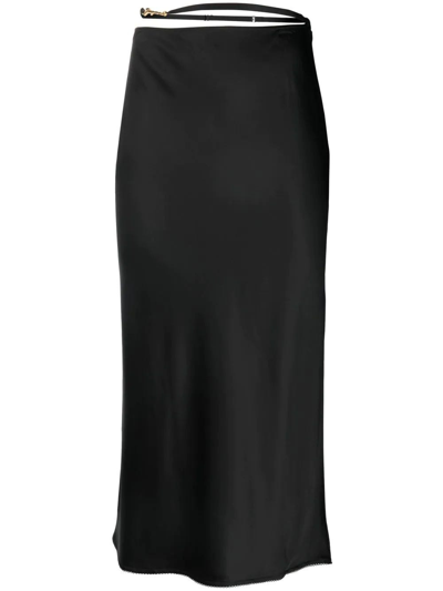 Jacquemus Black Les Classiques 'la Jupe Notte' Midi Skirt