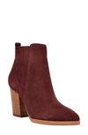 Marc Fisher Ltd Alva Bootie In Dark Red 600