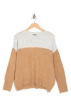 VINCE CAMUTO COLORBLOCK KNIT SWEATER