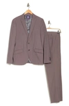 SAVILE ROW CO BI-STRETCH SOLID 2-PIECE SUIT