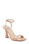 Steve Madden Lange Ankle Strap Sandal In Camel Patent