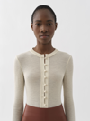 Chloé Buttoned Top In White