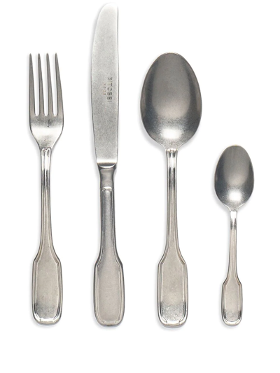 Bitossi Home 24 Piece Sterling Silver Cutlery Set