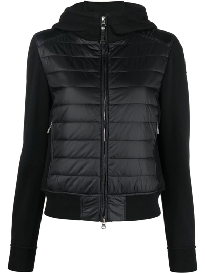 Parajumpers Quilted Hooded Jacket In Black