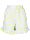 HELMSTEDT MIRA FLORAL-PRINT LINEN SHORTS