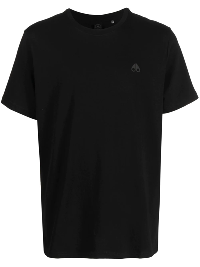 Moose Knuckles Sportswear Loring Crewneck T-shirt In Black