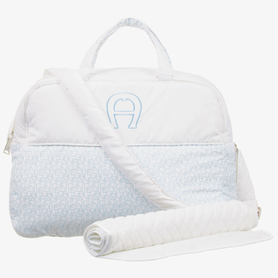 Aigner Baby Changing Bag (40cm) In White