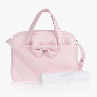 Uzturre Babies' Girls Pink Bow Changing Bag (38cm)