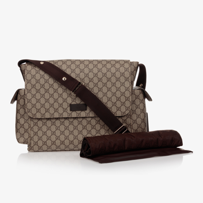 Gucci Babies' Beige Gg Changing Bag (35cm)