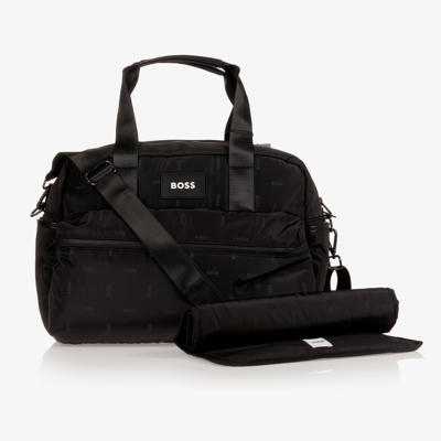 Hugo Boss Babies' Black Logo Changing Bag (40cm)