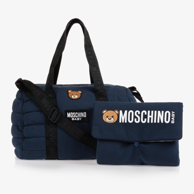 Moschino Baby Blue Baby Changing Bag (38cm)