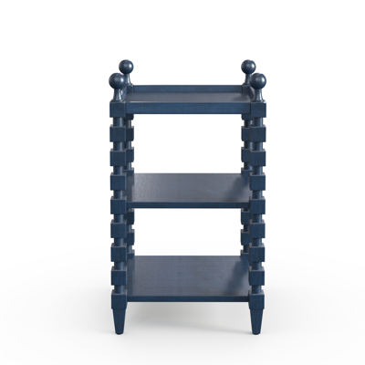 Oka Huxley Side Table - Pure Indigo