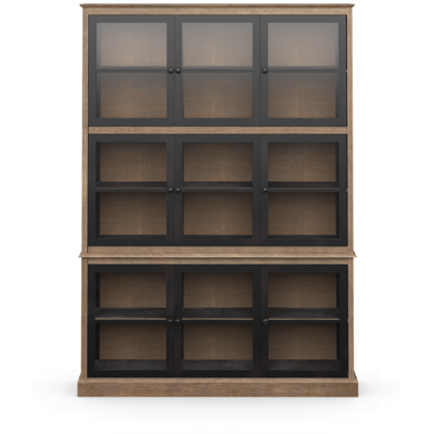 Oka Pentomino Display Cabinet - Natural