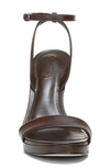 Sam Edelman Jade Ankle Strap Sandal In Dark Chocolate Se