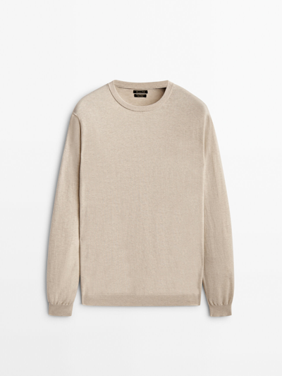Massimo dutti cotton silk cashmere hot sale