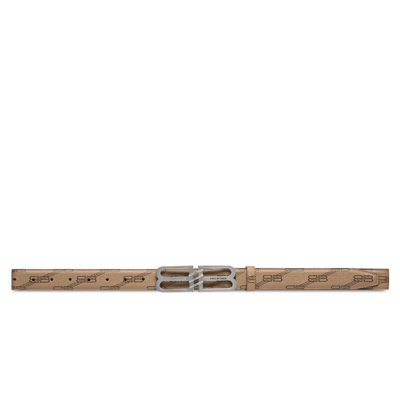 Balenciaga Bb Signature 30 Monogram Belt In Neutrals