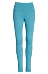 Zella Live In High Waist Leggings In Teal Hydro