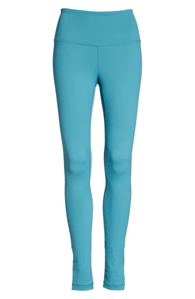 Zella Live In High Waist Leggings In Teal Hydro