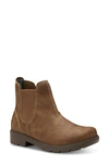 Eastland Baja Faux Shearling Lined Chelsea Boot In Dark Brown
