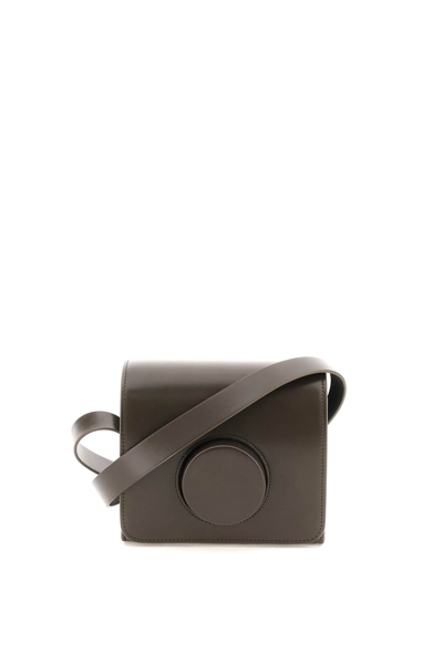 Lemaire Leather Camera Bag In Green | ModeSens