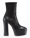 Stuart Weitzman 150mm Block-heel Platform Boots In Black