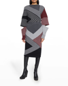 Stella Mccartney Stella By Stella Striped Patchwork Knit Midi Skirt In 8490 Multicolor