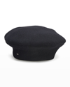 SAINT LAURENT WOOL BERET