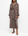 Natori Plush Sherpa Wrap Robe In Toasted Taupe