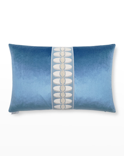 D.v. Kap Home Mati Velvet Lumbar Pillow, 14" X 24"