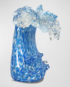 Dale Tiffany Laguna Wave Art Glass Sculpture