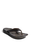 Olukai 'paniolo' Thong Sandal In Black