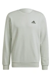 Adidas Originals Feel Cozy Sweatshirt In Linen Green/ Green Oxide