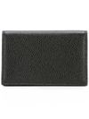 Thom Browne Logo Stamp Wallet In Black
