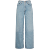 Agolde Baggy Relaxed-fit Low-rise Organic-cotton Jeans In Blue