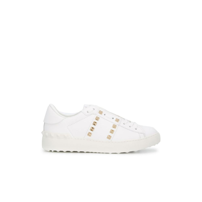 VALENTINO GARAVANI ROCKSTUD UNTITLED 11 LEATHER SNEAKERS - WOMEN'S - LEATHER,WS0A01BHS15566700