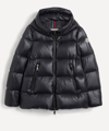 Moncler Seritte Hooded Shell-down Jacket In Black