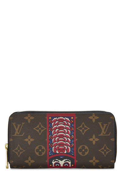 Pre-owned Louis Vuitton Monogram Canvas Kabuki Zippy Wallet 