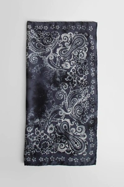 Destin Small Paisley Scarf In Black