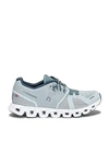 On Cloud 5 Running Shoe In Surf & Cobble