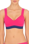 Natori Dynamic Contour Underwire Sports Bra In Berry Fizz/evening Sky