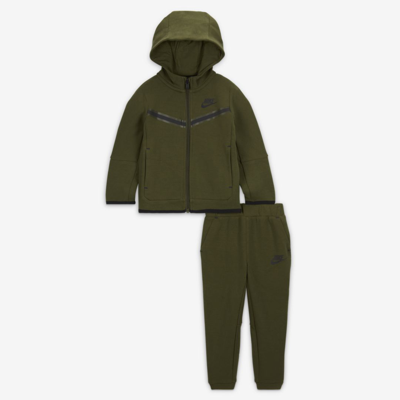 Nike Sportswear Tech Fleece Baby Zip Hoodie And Pants Set In