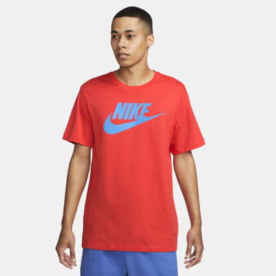 Nike Sportswear Men's T-shirt In Light Crimson,light Photo Blue