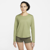 Nike Women's Therma-fit One Long-sleeve Top In Green