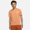 Nike Dri-fit Miler Men's Running Top In Orange