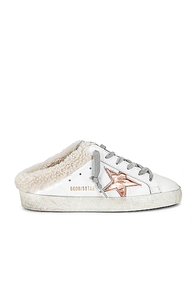 Golden Goose Superstar Sabot Sneaker In White