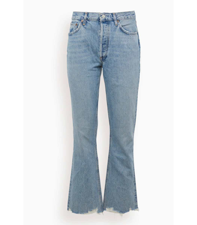 Agolde Relaxed Boot Cut Jean In Curio In Blue